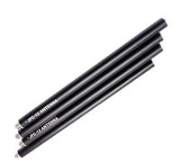 Helilyco Vibromasseur prolongé spécial JPC-7 JPC-350 Antenne portable à ondes courtes, tube en aluminium de 32 cm avec tiges en acier inoxydable, noir
