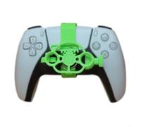 Helilyco Volant 3D pour Mini PS5, volant de jeu compact pour une conduite réaliste, contrôleur de dérive dynamique (vert)