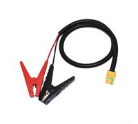 Helilyco XT90S à pince crocodile pour câble de batterie 2,7 m Helilyco | Clips en cuivre, manchons isolés en PVC, prise en main sûre, options de 0,9 à 3,7 m, pour centrales électriques portables