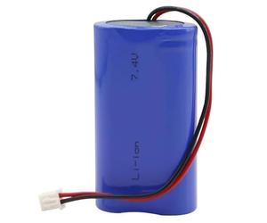 HELINAZI Batterie de Remplacement Rechargeable au Lithium-ION 18650 7.4V, Grande capacité, avec Prise XH-2P 2.54,1500mAh