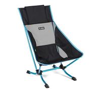 Helinox Beach Chair | Chaise de Camping légère, à Dossier Bas, compacte, Pliable (Black + Pocket)