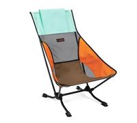 Helinox Beach Chair | Chaise de Camping légère, à Dossier Bas, compacte, Pliable (Mint Multiblock)