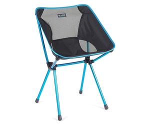 Helinox Café Chair | Une Chaise légère et compacte à Dossier Droit pour s’asseoir à Table Idéale pour Vos Repas, Jouer à des Jeux, ou pour Travailler (Black)