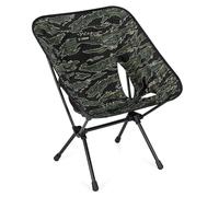 Helinox Chair One Chaise de camping haute performance, 0,89 kg, légère, compacte, pliable, pour randonnée, pique-nique, aventures, motif camouflage tigre