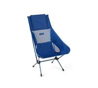Helinox Chair Two | Chaise de Camping Pliable Ultra légère à Dossier Haut (Blue Block + Pockets)