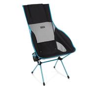 Helinox Savanna Chair | Design Ergonomique et Style épuré offrant Un Confort Optimal et Un Soutien assuré (Black)