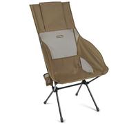 Helinox Savanna Chair | Design Ergonomique et Style épuré offrant Un Confort Optimal et Un Soutien assuré (Coyote Tan)