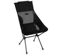 Helinox Sunset Chaise de Camping légère, à Dossier Haut, compacte, Pliable, avec Poches, Bandana Arc-en-Ciel (Blackout)