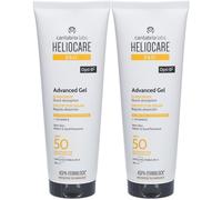 Heliocare 360 ° Advanced Gel SPF 50 + Protection solaire à absorption rapide Gel(S) 2x250 ml