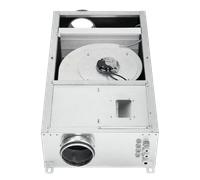 Helios ALB EC 125 EH EH Caisson d'air extérieur - avec régulateur de chauffage électrique et filtre à air 1-PH 230V - 06808