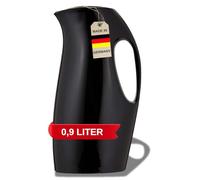 Helios Ciento Bouteille isotherme Noir 0,9 l - 6 h au chaud - Garde les boissons chaudes et froides - Design élégant avec poignée ergonomique - Nettoyage facile