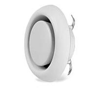 Helios clapet KTVA 125 (0942) DN 125 mm plastique avec valve à disque pour air d'échappement