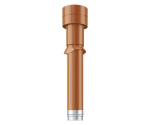 Helios DH 160 R - Chapeau de toiture rouge tuile, DN 160 - 02018