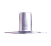 Helios FDP 125 Platine de toiture alu - pour toiture plate DN 125 mm pour DH 125 - 02013