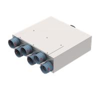 Helios FRS-FVK 6-75/125 - Caisson de répartition plat 6x DN75, 1x DN125 - 03845