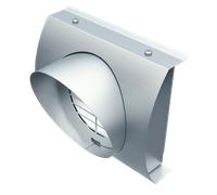 Helios IP-FBF 125 - ISOPIPE-Grille de façade pour rejet d'air DN 125 - 03126