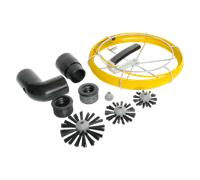 Helios KWL-RS Kit de nettoyage KWL - pour DN 63, 75 et 100, tige flexible en fibre de verre de 20 m - 02797