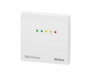 Helios Moniteur CO2 encastré - pour montage mural avec prise d'alimentation encastrée - 40108