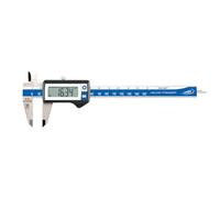 HELIOS-PREISSER 1320417 Digitaler Taschenmessschieber ohne Datenausgang, eckiges Tiefenmaß, 150 mm