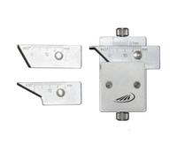 Helios-Preisser Dispositif de mesure de chanfrein Helios Preisser avec rail de mesure interchangeable pour 30°, 45°, 60°. Quantité:1