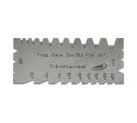 Helios-Preisser Helios-Preisser Combinaison jauge de rotation et filetage acier 90x40x2 mm Quantité:1