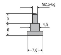 Helios-Preisser Helios-Preisser Insert de salon M2,5 mm Plateau 7,8 mm Quantité:1
