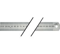 HELIOS PREISSER Réglet en acier longueur 500 mm acier antirouille flexible gr...