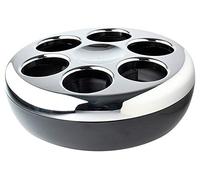 Refroidisseur de bouteille Helios "Pure" noir/chrome