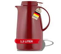 Helios Servitherm Bouteille Isotherme en Plastique Rouge 1,3 l