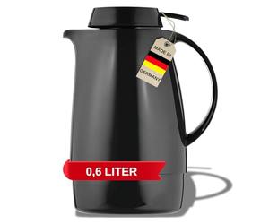 Helios Servitherm Pichet Isotherme en Plastique Noir 0,6 l