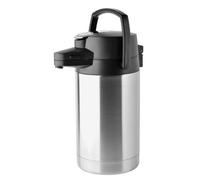 Helios Station de café Isotherme, Acier Inoxydable, Mat, Grande, Acier Inoxydable, Stainless Steel Matt, 2.5 Litre