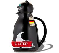 Helios ThermoCat Bouteille isotherme en plastique Noir 1 l