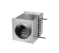 Helios WHR 100 - Batterie de chauffage à eau chaude pour gaine DN 100 - 09479
