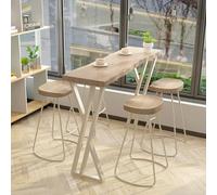Heliosrider Table De Bar pour Petit DéJeuner Table De Cuisine Haute Bars De Cuisine Meubles Compacts Et Peu Encombrants pour Cuisine Salle à Manger VéRanda Patio Petit(118.11x17.72x41.34in)