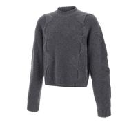 Heliot Emil - Pull Court en Maille Spirale - Homme - Pulls - Gris - Taille: XS