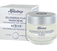 HELIOTROP Naturkosmetik ACTIVE Crème de jour énergétique, avec coenzyme Q10 protectrice efficace, hydrate intensément, réduit la profondeur des rides, végétalien, 50 ml