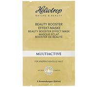 HELIOTROP Naturkosmetik MULTIACTIVE Beauty Booster Masque à effet 7 effets hyaluroniques nourrissant, régénérant et revitalisant, réduit la profondeur des rides, végétalien, 8 ml