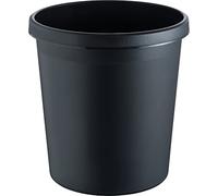 Helit Anneau de fixation pour sac de corbeille à papier Noir