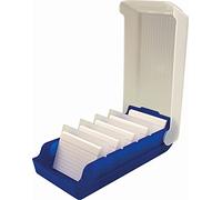Helit Boîte à cartes de visite et à fiches A7 Beebox (Bleu) (Import Allemagne)