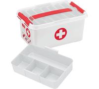 helit Boîte de rangement "the q-line" - Premiers secours 22 litres