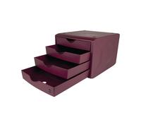 helit Boîte de tiroir avec blocage d’extraction 4 tiroirs rouge H215xl265xP33...