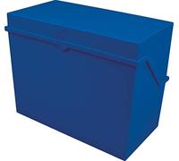 Helit Bueroprodukte GmbH helit boîte de fichier pour cartes A6 horizontal Bleu