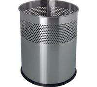 helit corbeille à papier en acier, avec perforation G