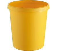 Helit Corbeille À Papier/H6105818 Ø 310 Mm, H 310 Mm Jaune Pqt. 18 L