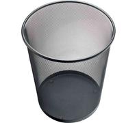 Helit Corbeille À Papier Mesh En Fil Métal 15 Litres H 265 Mm Noir