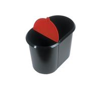 helit couvercle pour corbeille à papier Duo-System H61039,