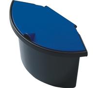 helit Déchets Insert pour corbeille à papier H61058 noir/bleu