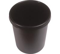 helit Grande corbeille à papier 30 litres PE brun
