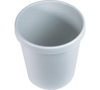 helit Grande corbeille à papier 30 litres PE gris clair