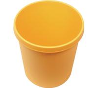helit Grande corbeille à papier 30 litres PE jaune